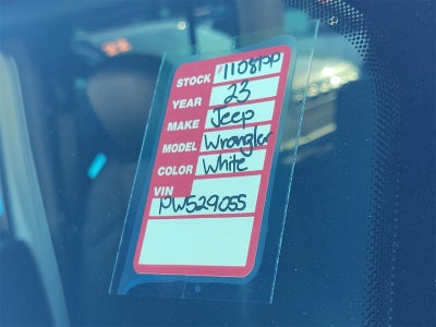 2023 Jeep Wrangler 4xe Sahara 4x4