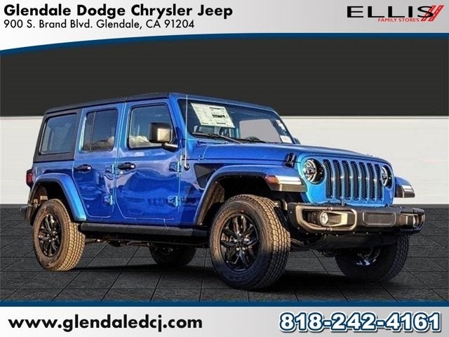 2023 Jeep WRANGLER 4-DOOR FREEDOM 4X4 in Hydro Blue Pearlcoat for Sale -  Glendale, CA | Glendale Dodge Chrysler Jeep