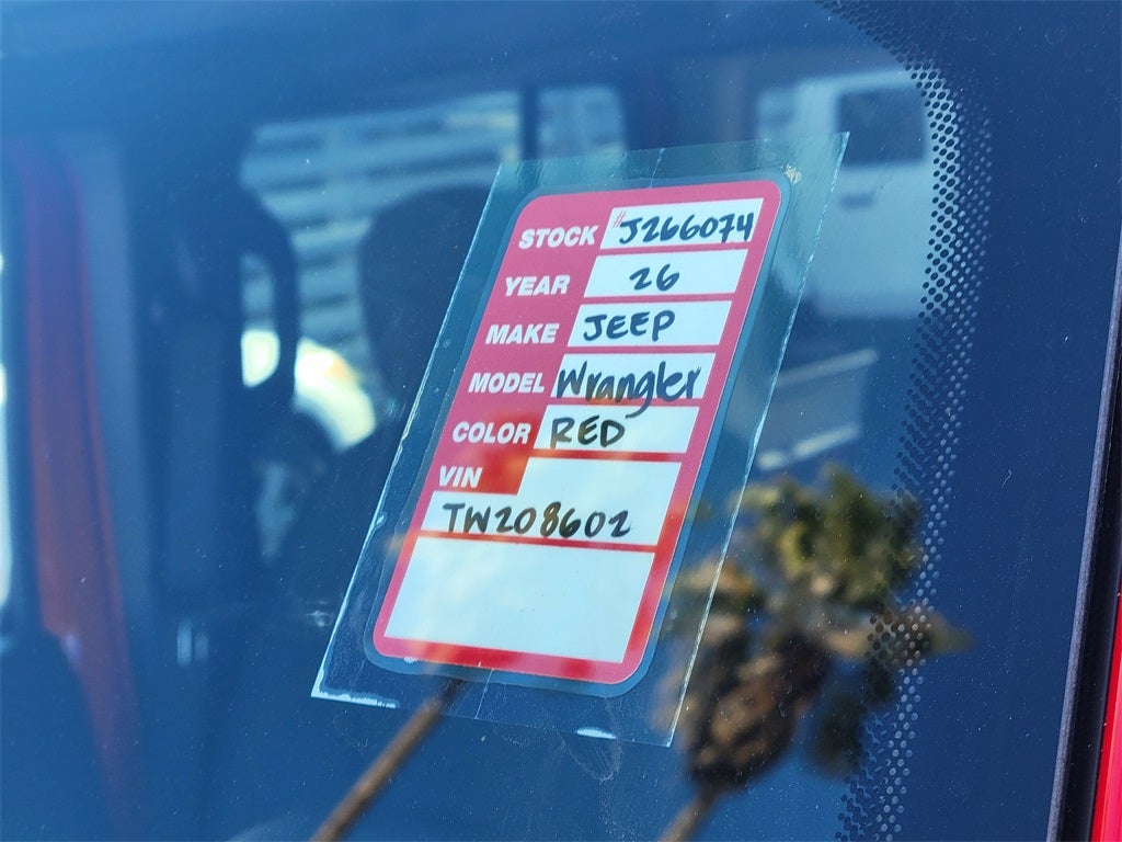 2026 Jeep Wrangler WRANGLER 4-DOOR WILLYS