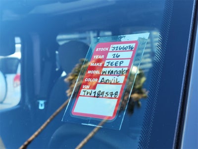 2026 Jeep Wrangler WRANGLER 4-DOOR RUBICON