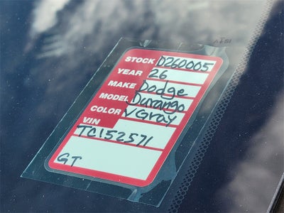 2026 Dodge Durango DURANGO GT AWD