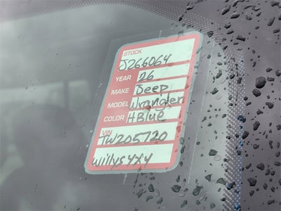 2026 Jeep Wrangler WRANGLER 4-DOOR WILLYS