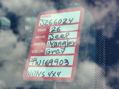 2026 Jeep Wrangler WRANGLER 4-DOOR WILLYS