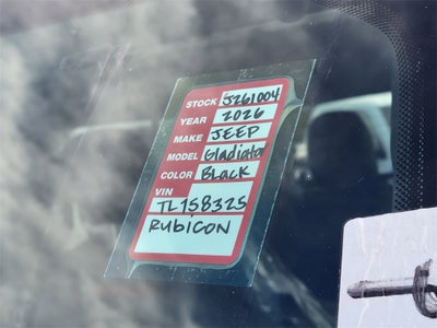 2026 Jeep Gladiator GLADIATOR RUBICON 4X4