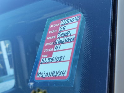 2025 Jeep Gladiator GLADIATOR MOJAVE 4X4