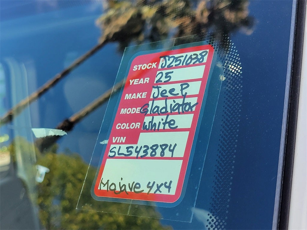 2025 Jeep Gladiator GLADIATOR MOJAVE X 4X4