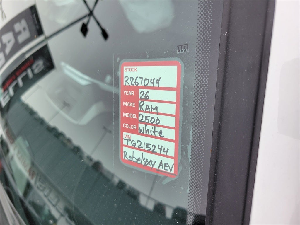 2026 RAM Ram 2500 RAM 2500 REBEL CREW CAB 4X4 6'4' BOX