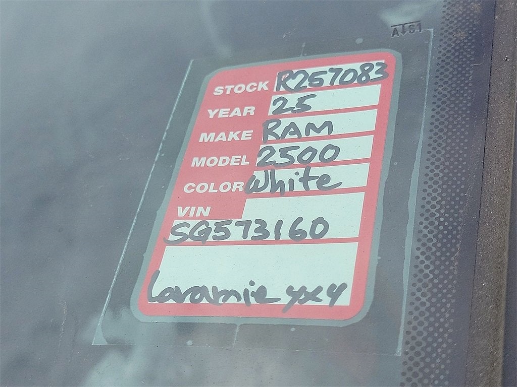 2025 RAM Ram 2500 RAM 2500 LARAMIE MEGA CAB 4X4 6'4' BOX
