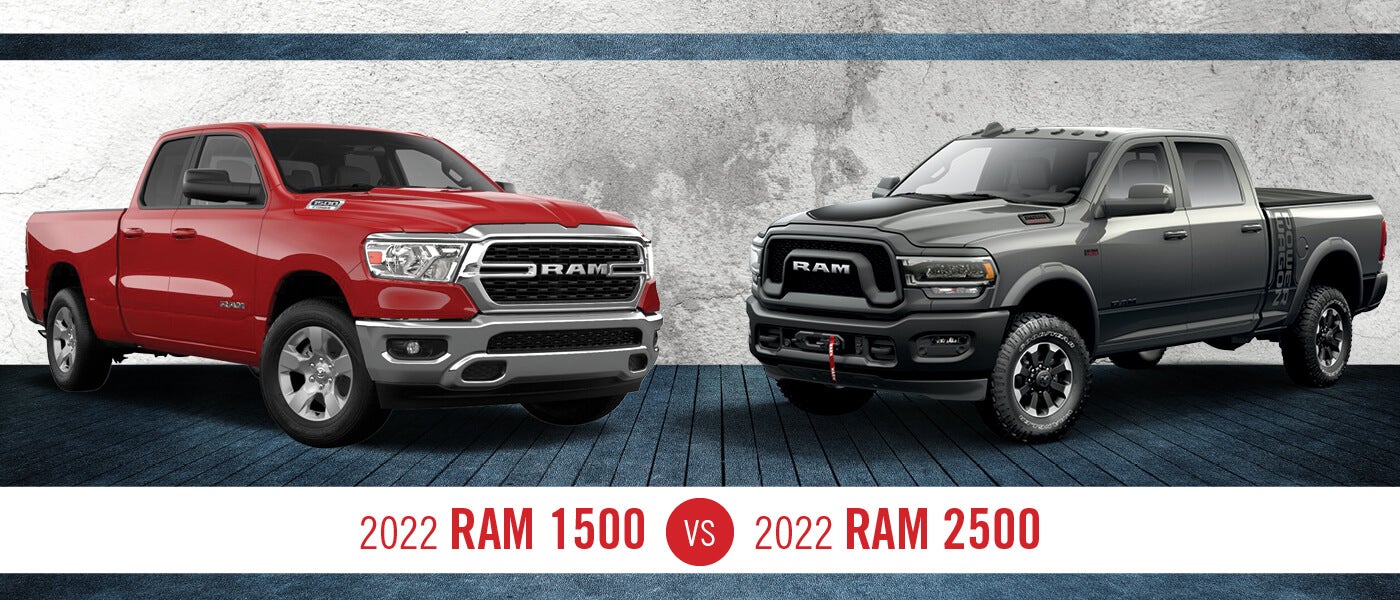 2022 Ram 1500 vs. 2022 Ram 2500