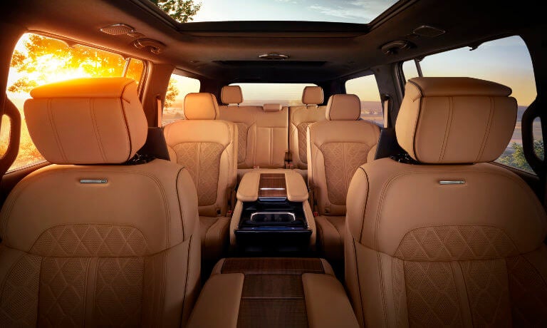 2022 Grand Wagoneer interior seating front view