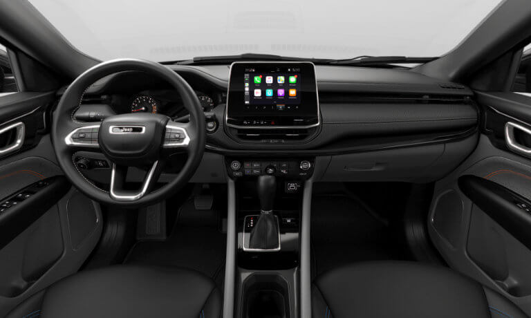 2023 Jeep Compass interior front and technology