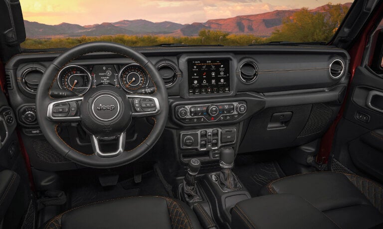 2023 Jeep Gladiator interior front technology