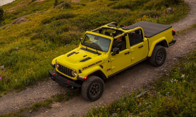 2025 Jeep Gladiator on a dirt trail