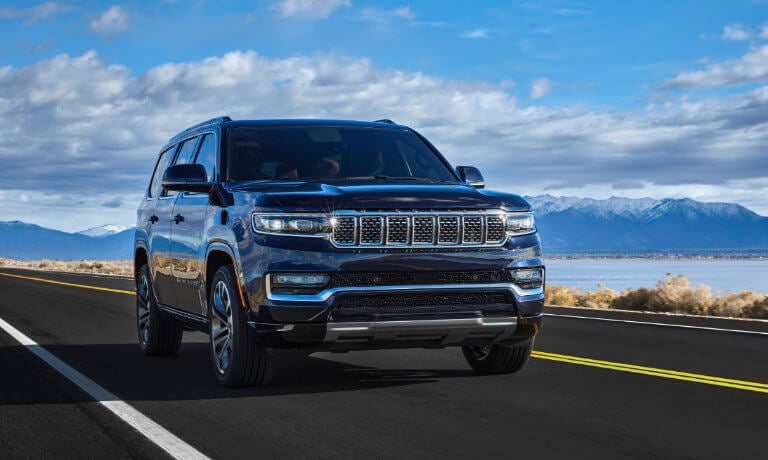2025 Jeep Wagoneer on seaside highway
