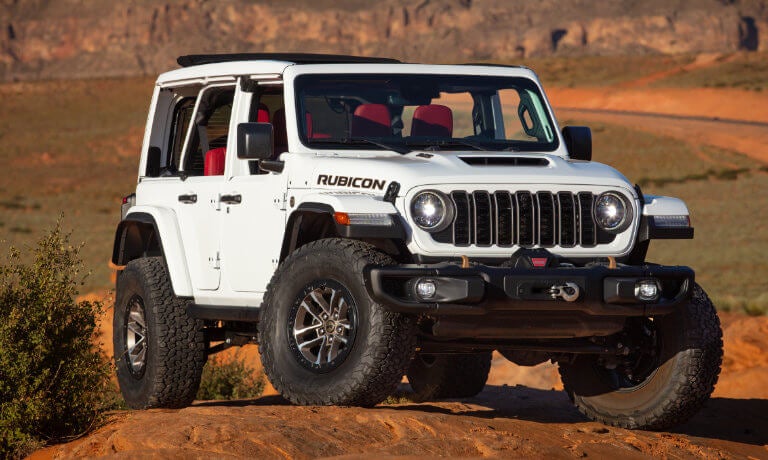 2025 Jeep Wrangler offroading in the desert