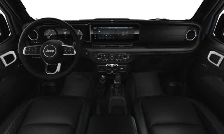 2025 Jeep Wrangler 4xe interior front dashboard