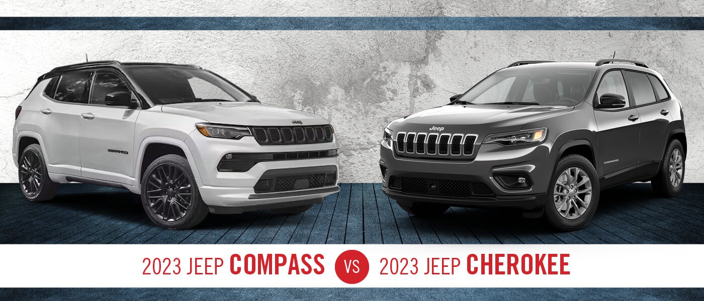 2023 Jeep Compass vs. Cherokee